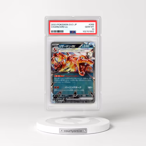 2023 Pokémon SV3-Ruler of the Black Flame #066 Charizard EX - Holo (PSA 10 GEM MINT)