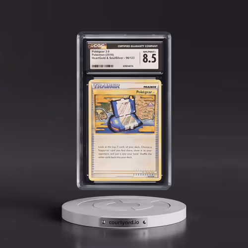 2010 HeartGold & SoulSilver #96/123 Pokégear 3.0 (CGC 8.5 NM-MT+)