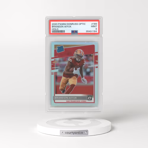 2020 Panini Donruss Optic #169 Brandon Aiyuk - Holo (PSA 9 MINT)