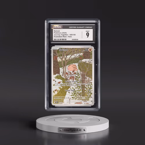 2025 Journey Together - JTG EN #165/159 Swinub - Illustration Rare Holo (CGC 9 MINT)