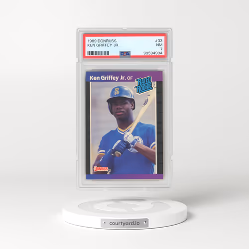1989 Donruss #33 Ken Griffey Jr (PSA 7 NM)
