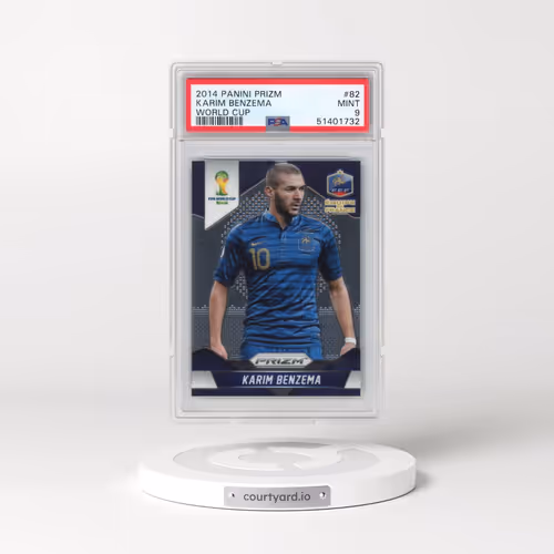 2014 Panini Prizm World Cup #82 Karim Benzema (PSA 9 MINT)