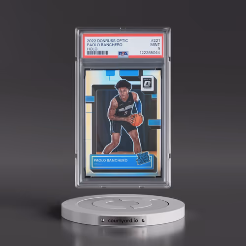 2022 Panini Donruss Optic #221 Paolo Banchero - Holo (PSA 9 MINT)