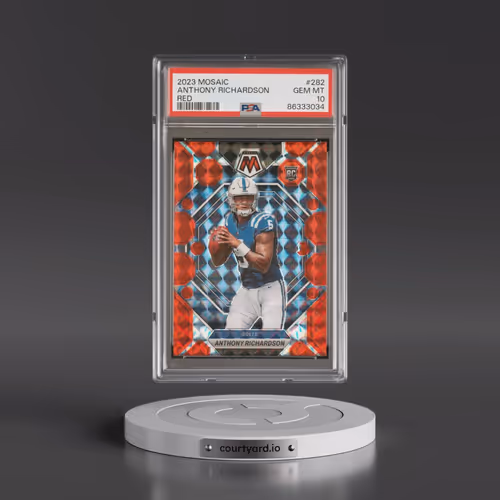 2023 Panini Mosaic #282 Anthony Richardson - Red (PSA 10 GEM MINT)