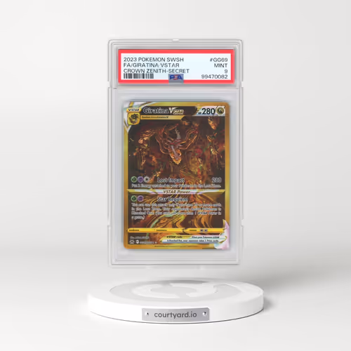 2023 Pokémon Sword and Shield Crown Zenith #GG69 Giratina Vstar - Full Art Secret (PSA 9 MINT)