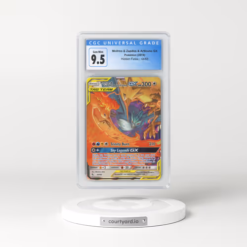 2019 Hidden Fates #44/68 Moltres & Zapdos & Articuno GX - Holo (CGC 10 GEM MINT)