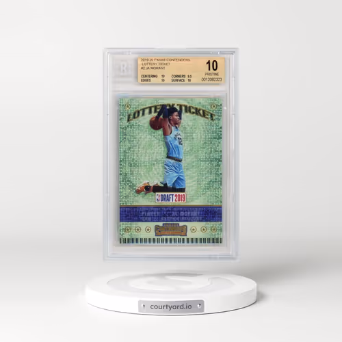 2019 Panini Contenders Lottery Ticket #2 Ja Morant (BGS 10 PRISTINE)