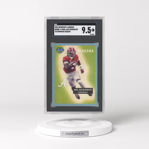 2023 Bowman University Chrome #55BF-9 Kool-Aid Mckinstry - '55, (SGC 9.5 MINT+)