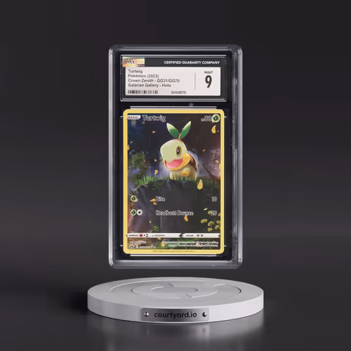 2023 Crown Zenith #GG31/GG70 Turtwig - Galarian Gallery Holo (CGC 9 MINT)