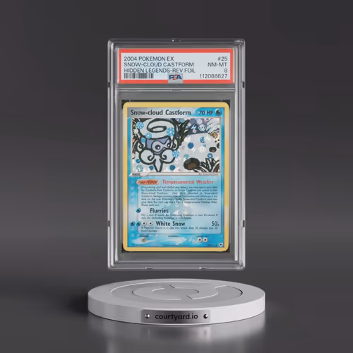 2004 Pokémon EX Hidden Legends #25 Snow-Cloud Castform - Reverse Foil (PSA 8 NM-MT)