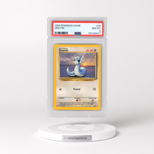 1999 Pokémon Game #26 Dratini (PSA 8 NM-MT)
