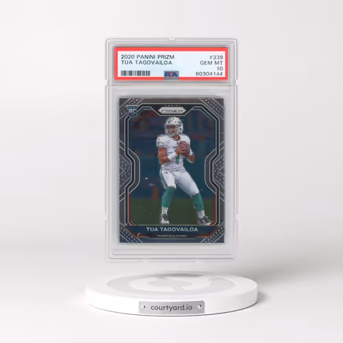 2020 Panini Prizm #339 Tua Tagovailoa (PSA 10 GEM MINT)