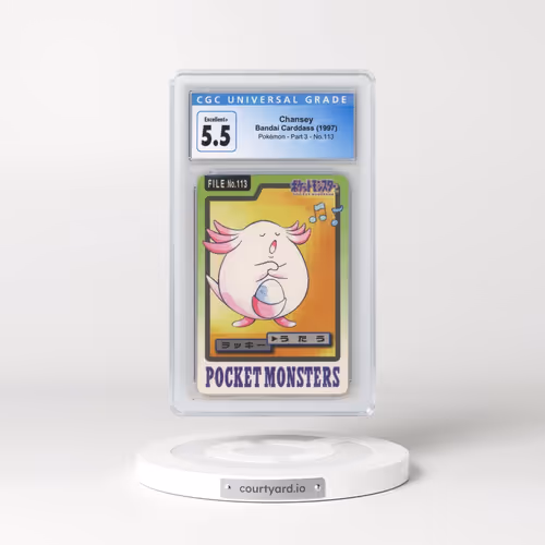 1997 (Pocket Monsters on Bottom) Part 3 #113 Chansey (CGC 5.5 EX+)