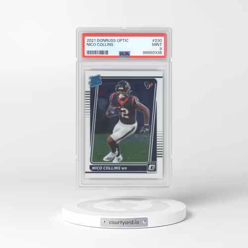 2021 Panini Donruss Optic #230 Nico Collins (PSA 9 MINT)