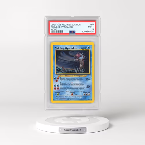 2001 Pokémon Neo Revelation #65 Shining Gyarados - Holo Holo (PSA 9 MINT)