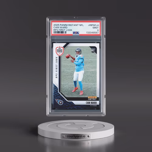 2025 Panini Instant NFL Rps First Look #RPSFL4 Cam Ward (PSA 9 MINT)