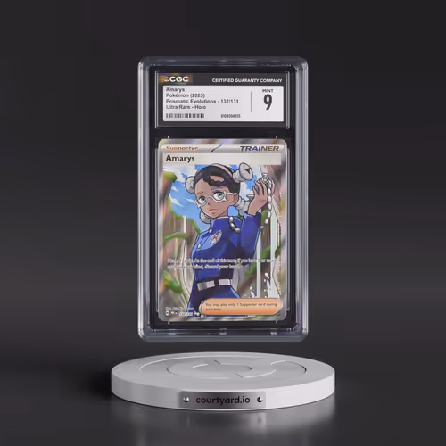 2025 Pokémon Pre EN-Prismatic Evolutions #132 Amarys - Ultra Rare (CGC 9 MINT)