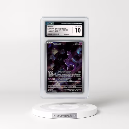 2023 Pokémon Card 151 #183/165 Mewtwo - Art Rare (CGC 10 GEM MINT)