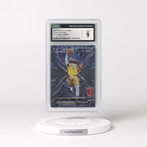 2022 Panini Donruss Elite Power Formulas #17 LeBron James (CGC 9 MINT)