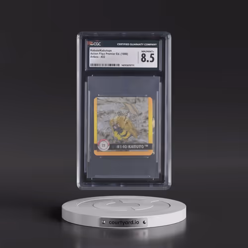1999 Action Flipz Premier Edition (Artbox) - English #22 Kabuto/Kabutops (CGC 8.5 NM-MT+)