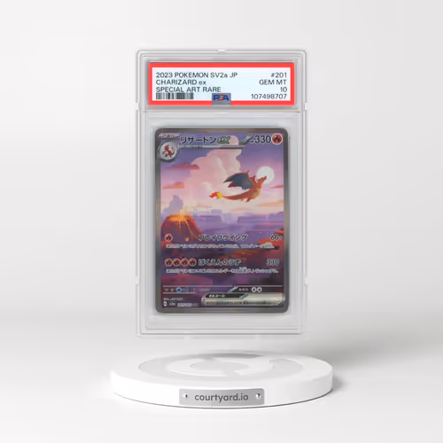 2023 Pokémon Sv2a-Pokemon 151 #201 Charizard EX - Holo Special Art Rare (PSA 10 GEM MINT)