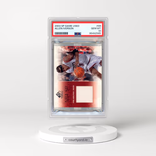 2003 SP Game Used #68 Allen Iverson (PSA 10 GEM MINT)