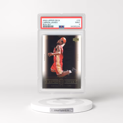 2003 Upper Deck Lebron James Box Set #18 LeBron James (PSA 9 MINT)