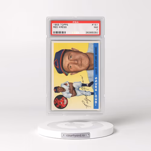 1955 Topps #151 Red Kress (PSA 7 NM)