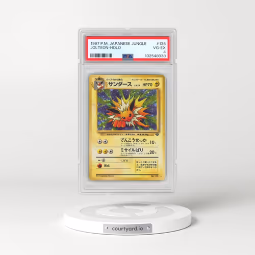 1997 Pokémon Jungle #135 Jolteon - Holo (PSA 4 VG-EX)