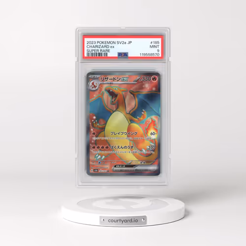 2023 Pokémon Sv2a-Pokemon 151 #185 Charizard EX - Holo Super Rare (PSA 9 MINT)