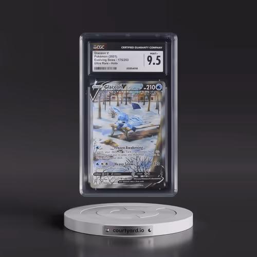 2021 Evolving Skies #175/203 Glaceon V - Ultra Rare Holo (CGC 9.5 MINT+)