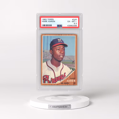 1962 Topps #320 Hank Aaron (PSA 6.5 EX-MT+)