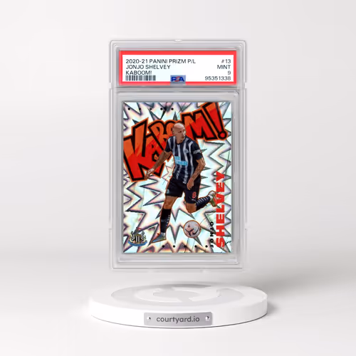 2020 Panini Prizm Premier League Kaboom! #13 Jonjo Shelvey (PSA 9 MINT)