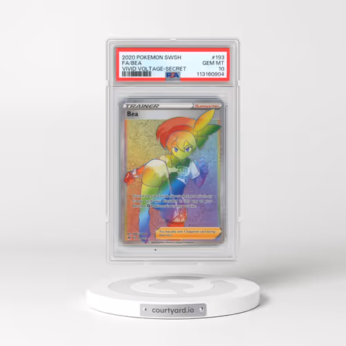 2020 Pokémon Sword & Shield Vivid Voltage #193 Bea - Full Art Secret (PSA 10 GEM MINT)