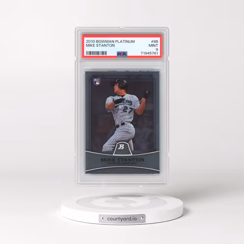 2010 Bowman Platinum #86 Mike Stanton (PSA 9 MINT)