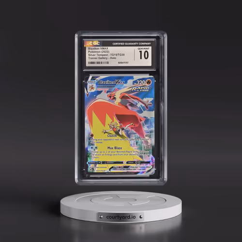 2022 Silver Tempest #TG15/TG30 Blaziken VMAX - Trainer Gallery Holo (CGC 10 GEM MINT)