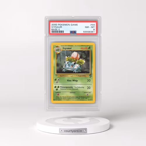 2000 Pokémon Game Base II #44 Ivysaur (PSA 8 NM-MT)