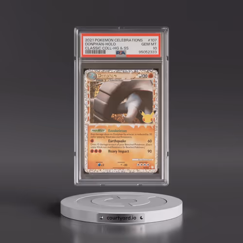 2021 Pokémon Celebrations Classic Collection #107 Donphan - Holo (PSA 10 GEM MINT)