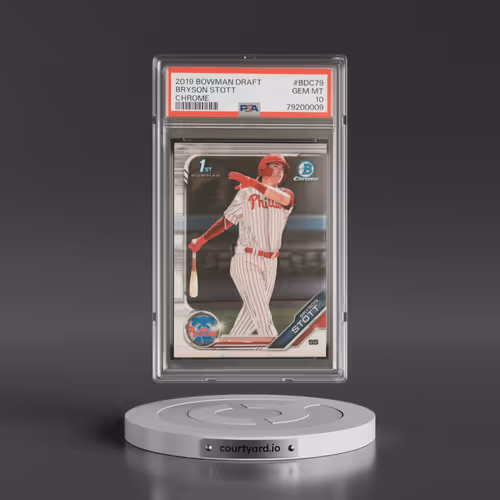 2019 Bowman Draft #BDC79 Bryson Stott - Chrome (PSA 10 GEM MINT)