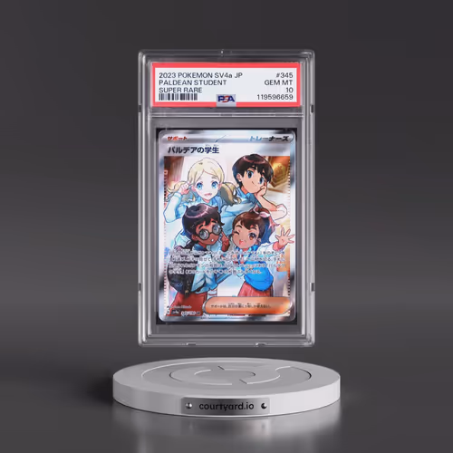2023 Pokémon Sv4a-Shiny Treasure EX #345 Paldean Student - Super Rare (PSA 10 GEM MINT)