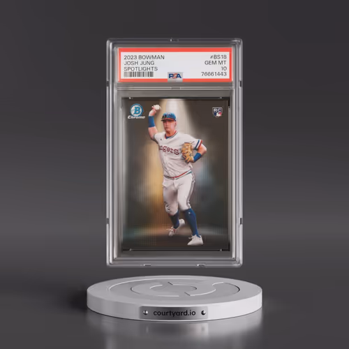 2023 Bowman Spotlights #BS18 Josh Jung (PSA 10 GEM MINT)