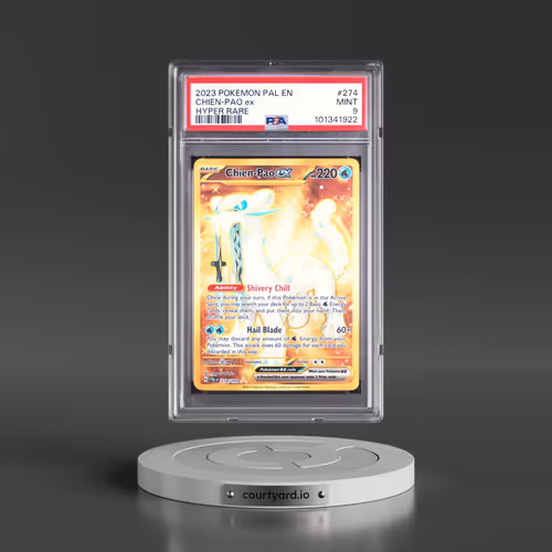 2023 Pokémon Pal EN-Paldea Evolved #274 Chien-Pao EX - Holo Hyper Rare (PSA 9 MINT)