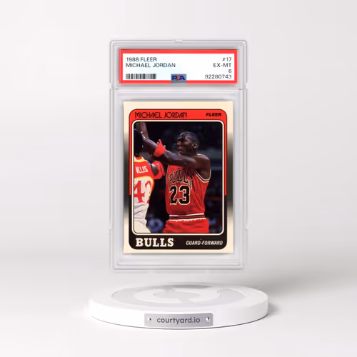 1988 Fleer #17 Michael Jordan (PSA 6 EX-MT)