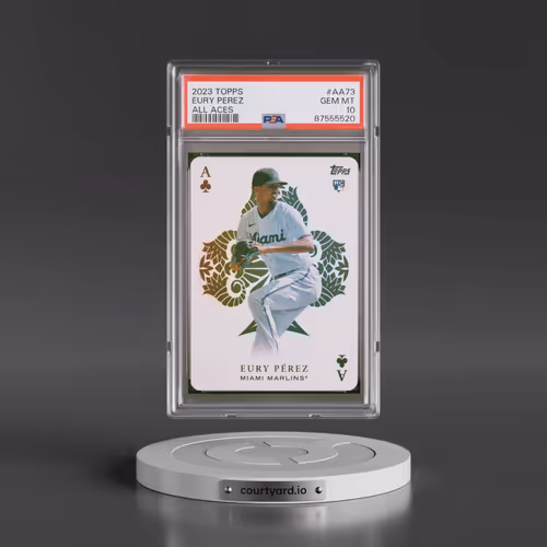 2023 Topps All Aces #AA73 Eury Perez - Update (PSA 10 GEM MINT)