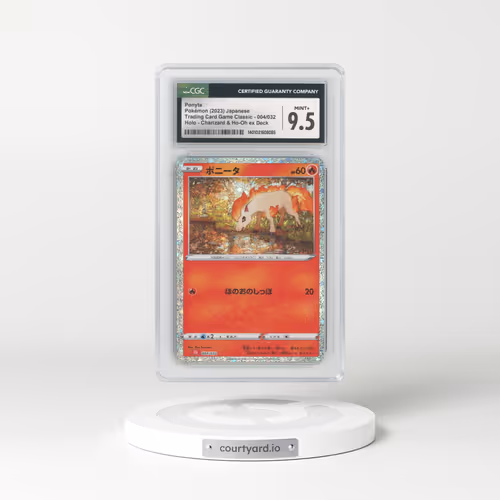 2023 Trading Card Game Classic - CLF, CLL, CLK #004/032 Ponyta - Holo Charizard & Ho-Oh ex Deck - CLL (CGC 9.5 MINT+)
