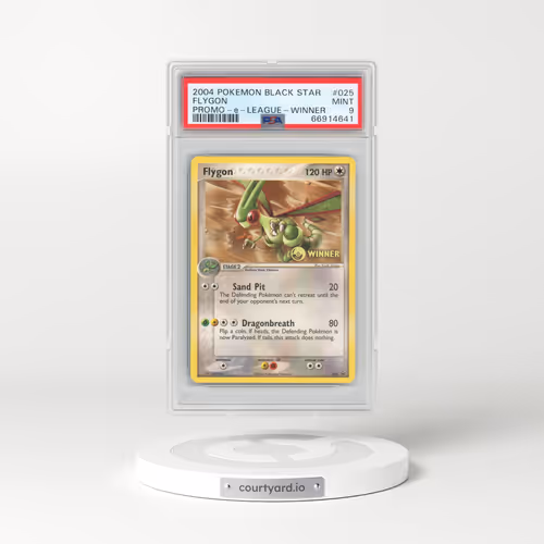 2004 Pokémon Black Star Promo #025 Flygon - E-League-Winner (PSA 9 MINT)