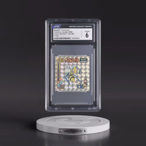 1998 Seal Retsuden Technique (1998 Amada)(1st Gen.) #164 Beedrill - Twineedle - Prism (CGC 6 EX-NM)