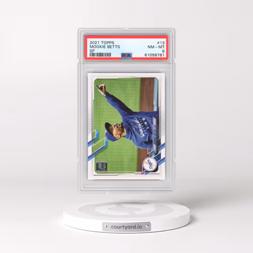 2021 Topps #13 Mookie Betts - SP (PSA 8 NM-MT)