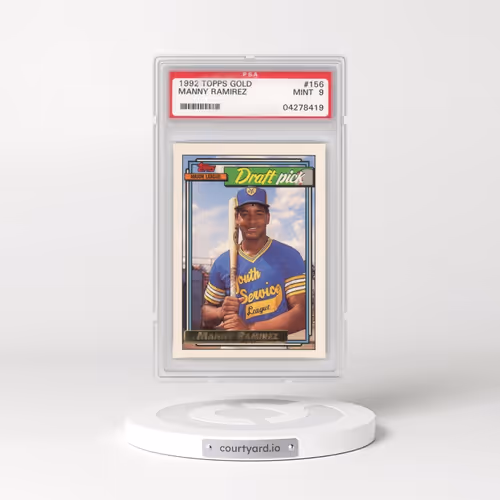 1992 Topps Gold #156 Manny Ramirez (PSA 9 MINT)