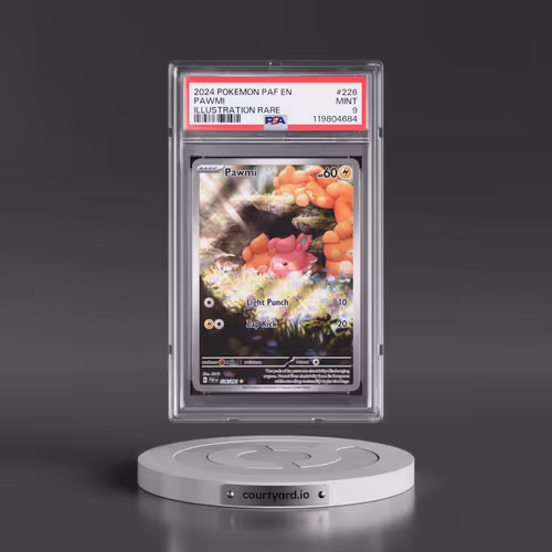2024 Pokémon Paf EN-Paldean Fates #226 Pawmi - Illustration Rare (PSA 9 MINT)